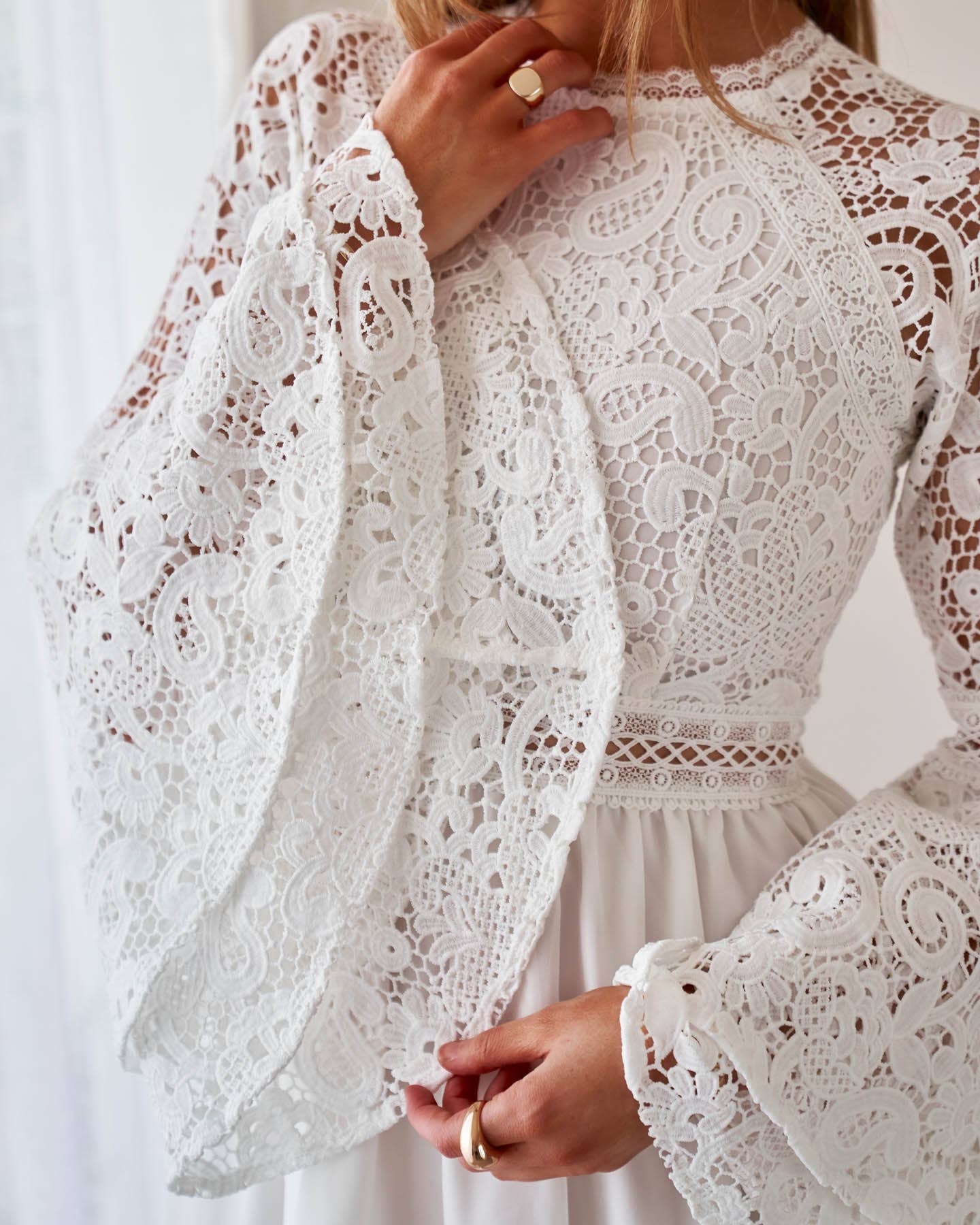 Kace Dress-White