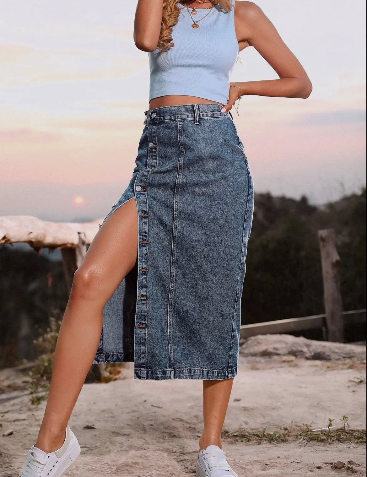 Jean skirt