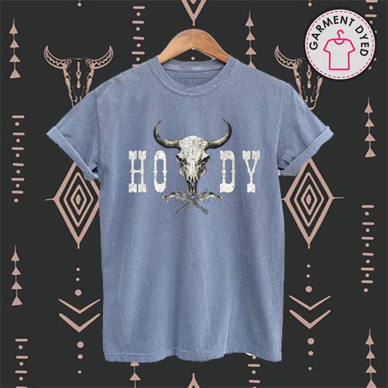 HOWDY GRAPHIC T SHIRTS