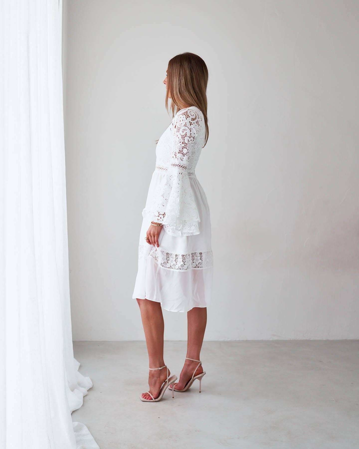 Kace Dress-White