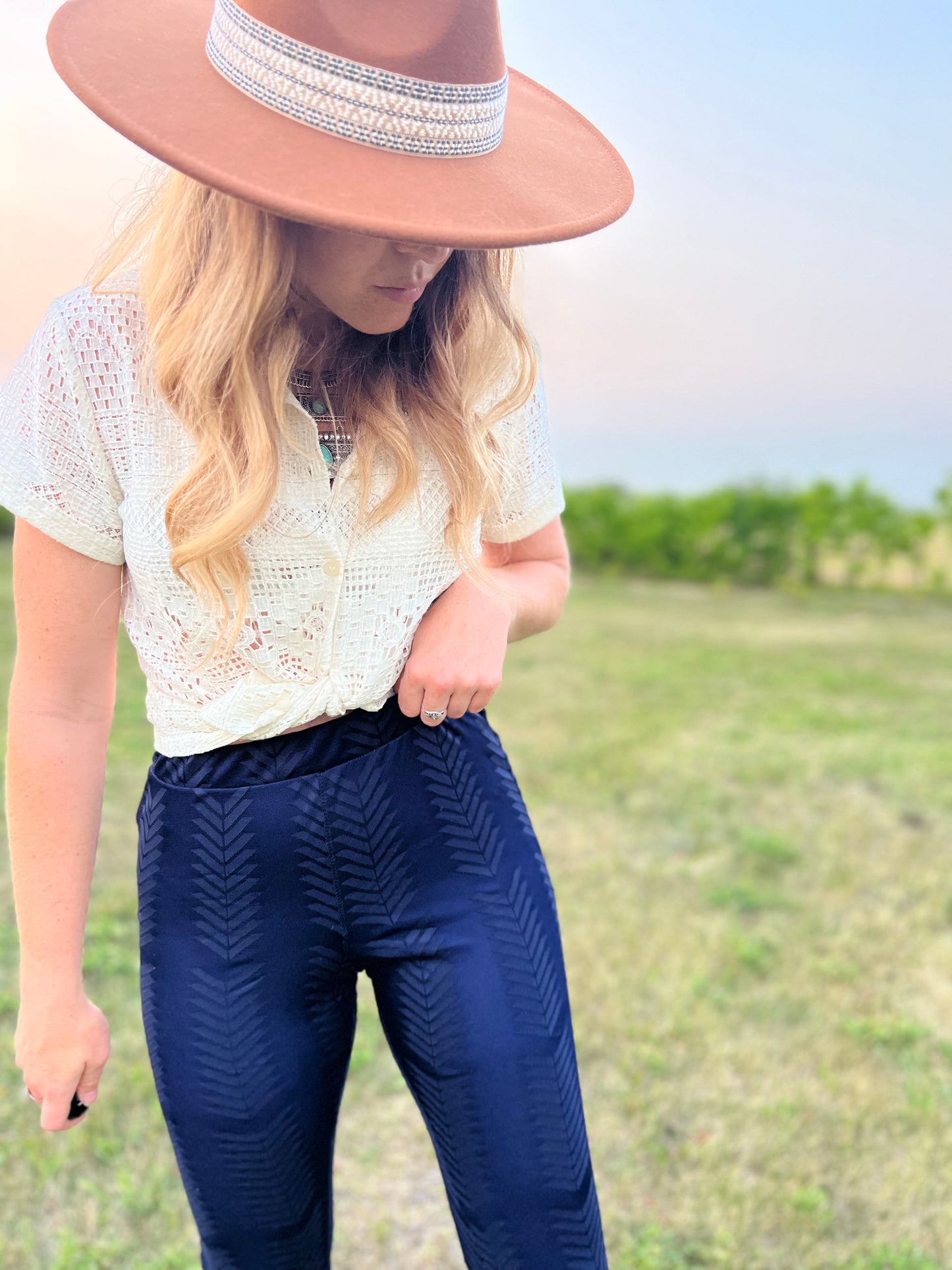 Navy Bell Bottoms